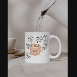 ANXIETEA White 11oz Ceramic Mugg