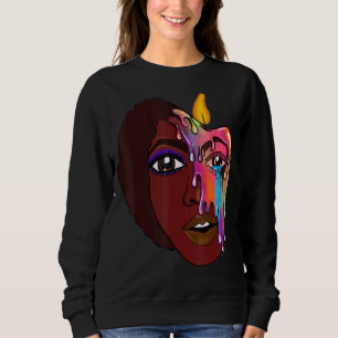 Anxiety Ansikte Melt T Shirt