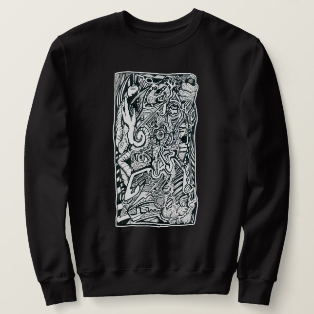 Anxiety Attack by Brian Benson, Sweatshirt (Design framsida)