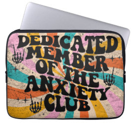 anxiety club member laptop fodral