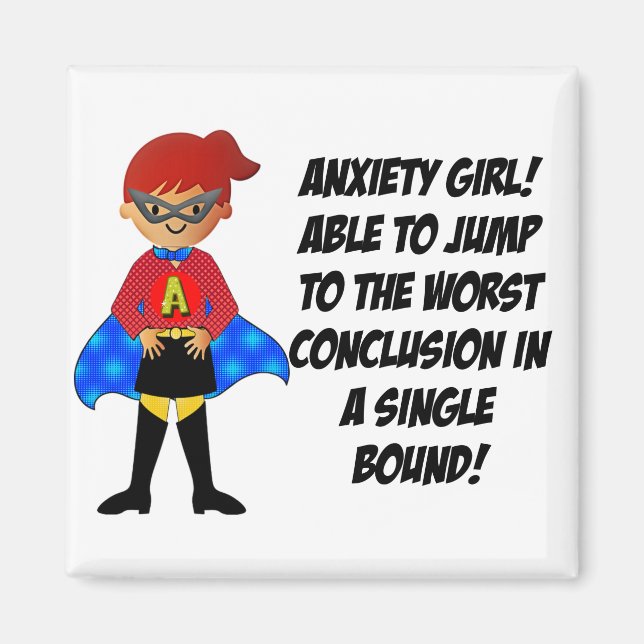 Anxiety Girl! Magnet (Framsidan)
