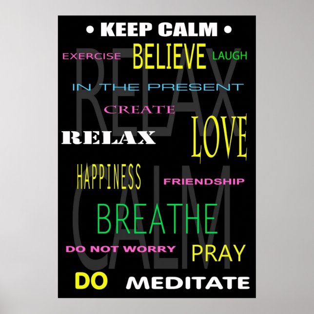ANXIETY RELIEF PANEL POSTER (Framsidan)