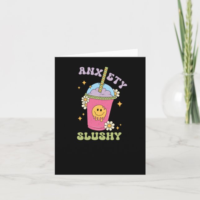 Anxiety Slushie Sticker Kort (Framsida)