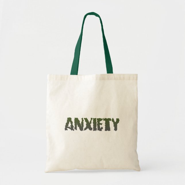 Anxiety Tote Bag Tygkasse (Framsidan)