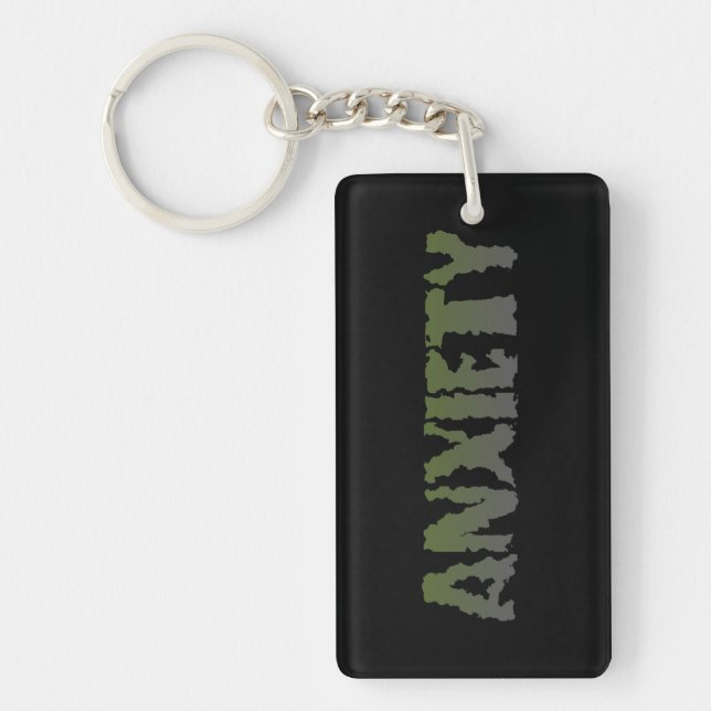 Anxiety Ver 1 Keychain Nyckelring (Framsidan)
