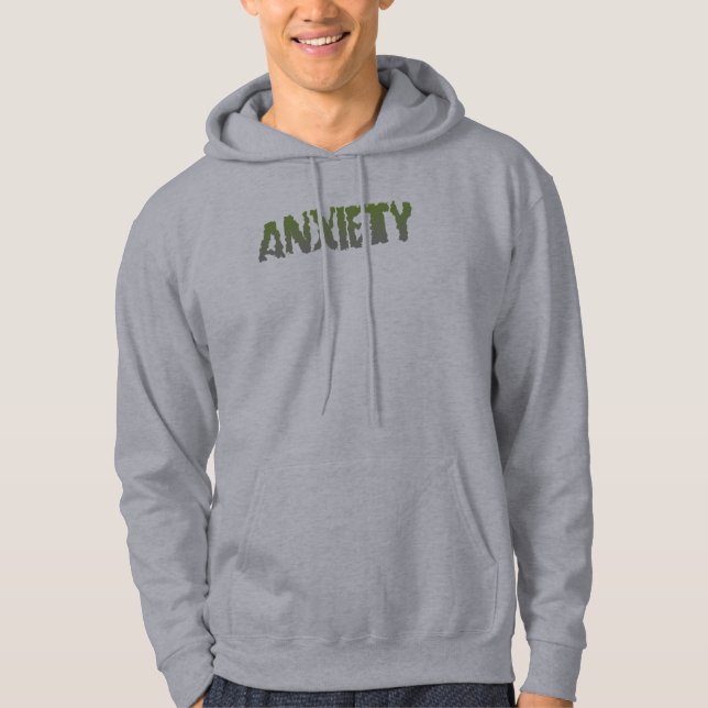 Anxiety Ver 1 Men's Hoodie (Framsida)