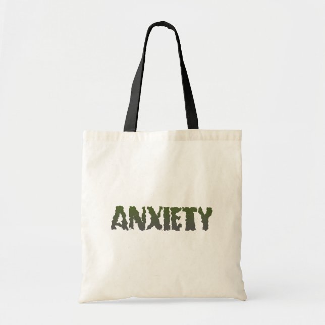 Anxiety Ver 1 Tote Bag Tygkasse (Framsidan)