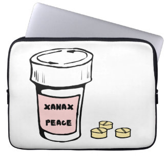 anxiety xanax peace laptop fodral