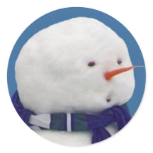 Anxious Snögubbe Selfie