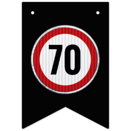 ANY AGE 70th Birthday Speed Limit Sign  Vimplar