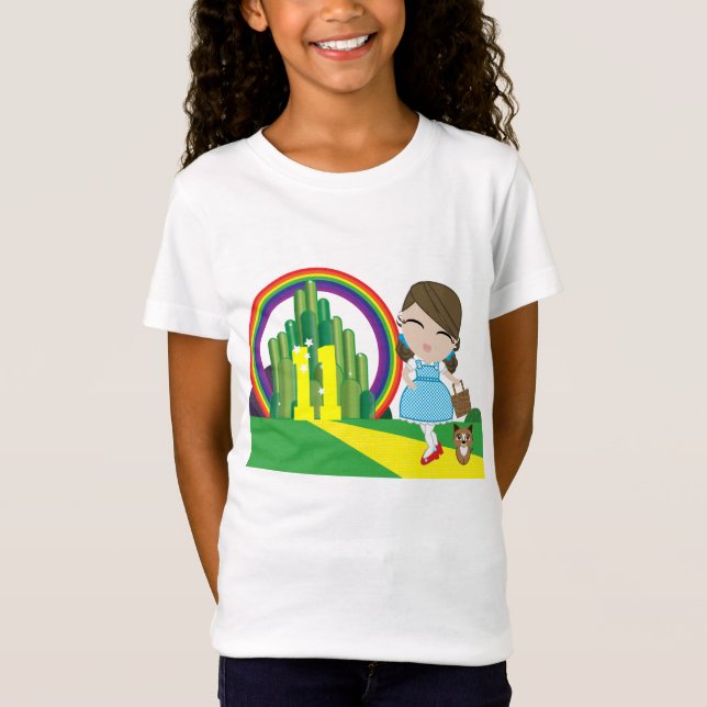 ANY AGE Dorothy of Oz BIRTHDAY GIFT keepsaké T Shirt (Framsida)