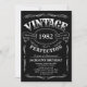 Any Age Vintage Whiskey Themed Birthday Inbjudningar (Front)