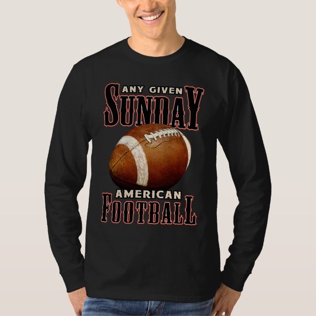 Any given Sunday  classic Football T Shirt (Framsida)