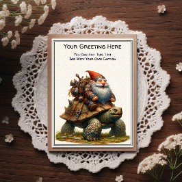 Any Occasion Gnome and Elven Warrior Storybook Vykort