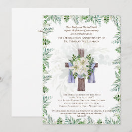 ANY Ordination Annibröllopsinbjudan Rustic Wood