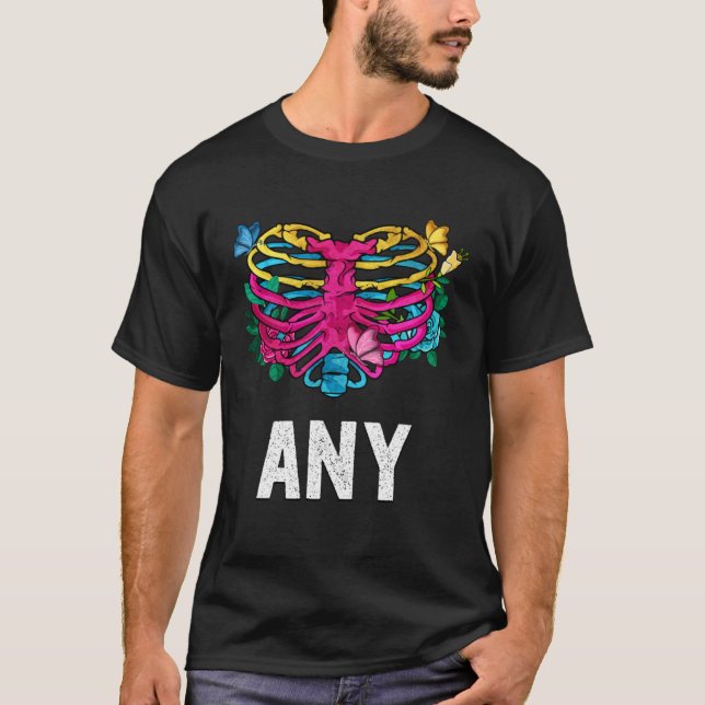 Any Pansexual LGBTQ Pan Pride Gender Equality T Shirt (Framsida)