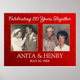 Any Year Anniversary Hanging Poster