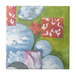 AnyaC 2:s övervakning av folkkonst Kakelplatta