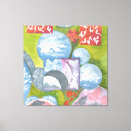 AnyaC:s övervakning av folkkonst Canvastryck