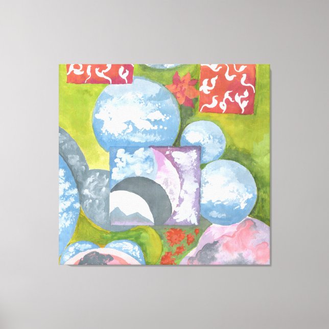 AnyaC:s övervakning av folkkonst Canvastryck (Framsida)