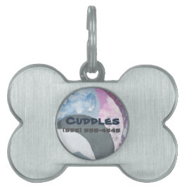 AnyaC:s övervakning av folkkonst ID-bricka Husdjur