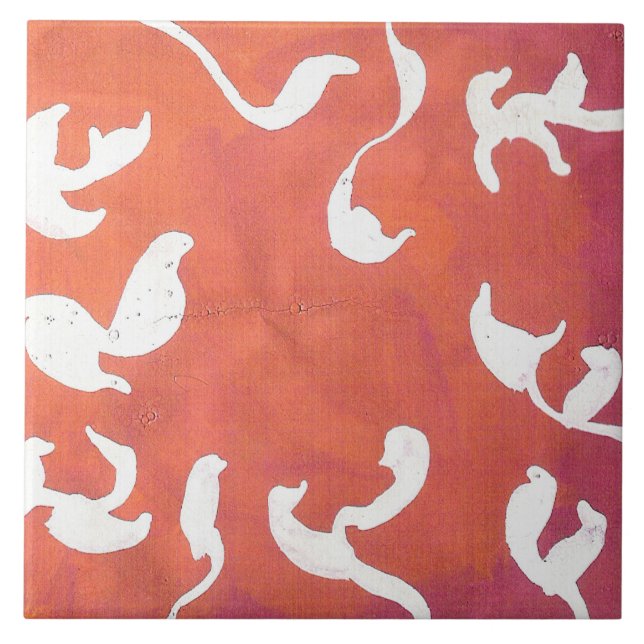 AnyaC:s övervakning av folkkonst Kakelplatta (Framsidan)