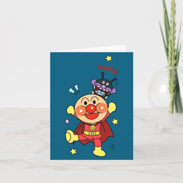 Anyway Anpanman Nya  Kort (Framsida)
