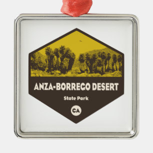 Anza-Borrego Desert State Park California Julgransprydnad Metall