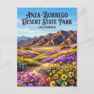 Anza-Borrego Desert State Park Kalifornien Vykort