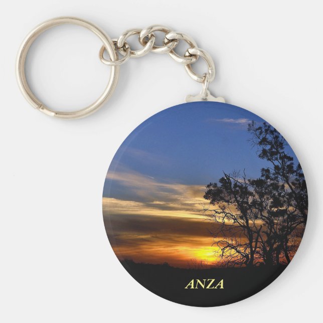 Anza, CA Keychain Nyckelring (Framsidan)