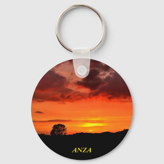 Anza, Ca Keychain Nyckelring (Framsida)