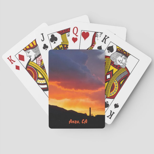 Anza, CA-spelkort Casinokort (Baksidan)