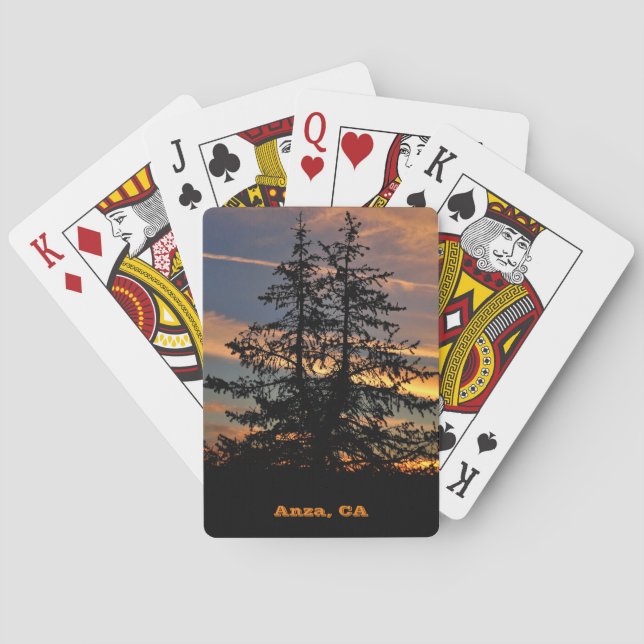 Anza, CA-spelkort Casinokort (Baksidan)