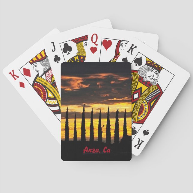 Anza, CA-spelkort Casinokort (Baksidan)