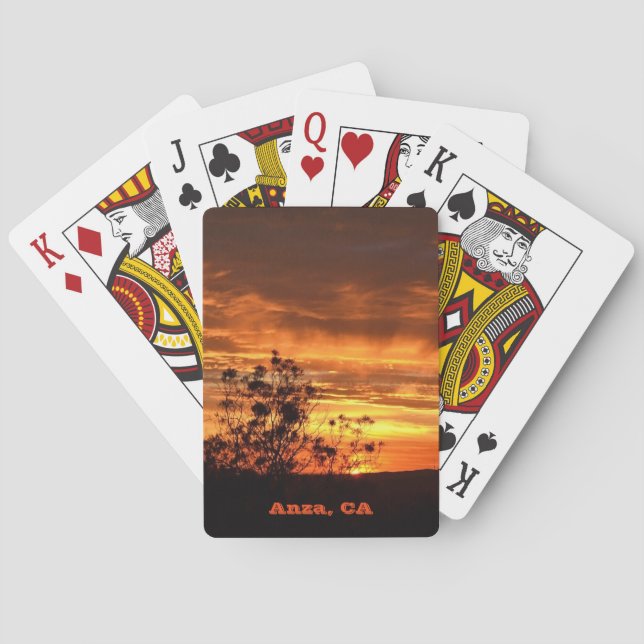 Anza, CA-spelkort Casinokort (Baksidan)