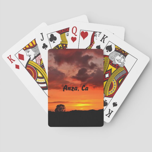 Anza, CA-spelkort Casinokort (Baksidan)