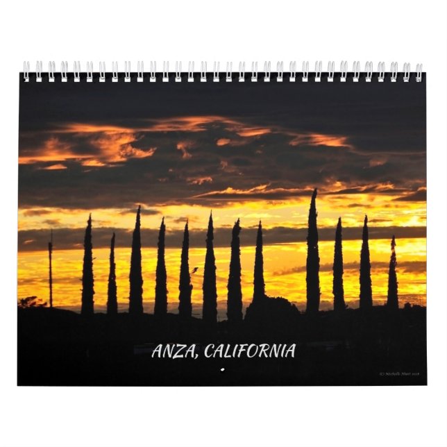 Anza, Kaliforniens tolvmånaderskalender Kalender (Omslag)