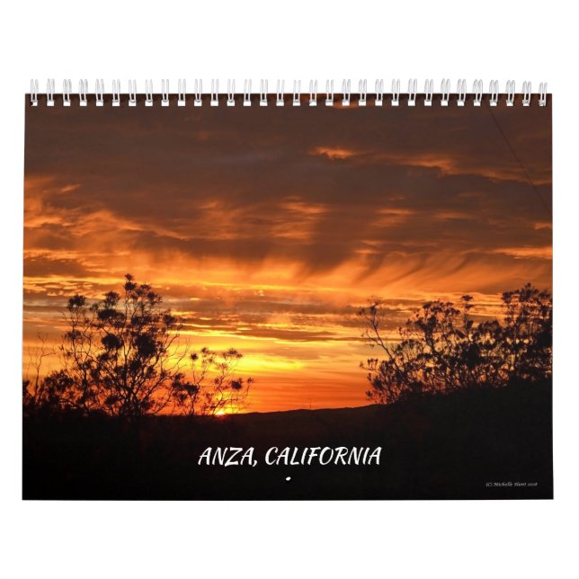 Anza, Kaliforniens tolvmånaderskalender Kalender (Omslag)