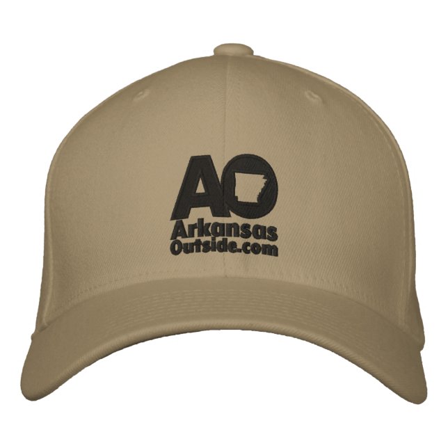 AO Embroized Twill Ballcap Embroied Baseball Broderad Keps (Framsida)