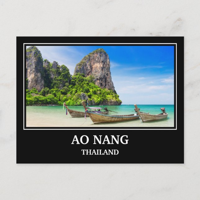 Ao Nang Thailand Vykort (Framsida)
