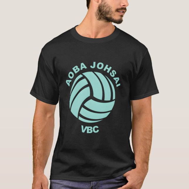 Aoba Johsai High Volleyball Practice Anime Ga Cosp T Shirt (Framsida)