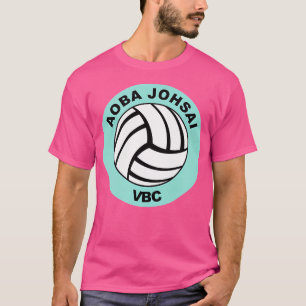 Aoba Johsai Volleyball Practice Anime Manga Cospla T Shirt