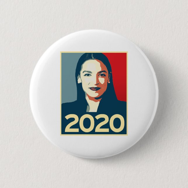 AOC 2020 Propaganda Knapp (Framsida)
