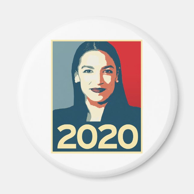 AOC 2020 Propaganda Magnet (Framsidan)