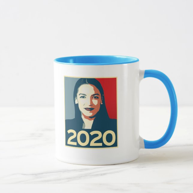 AOC 2020 Propaganda Mugg (Höger)