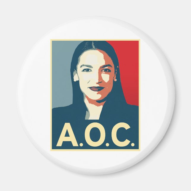AOC 2024 Propaganda Magnet (Framsidan)