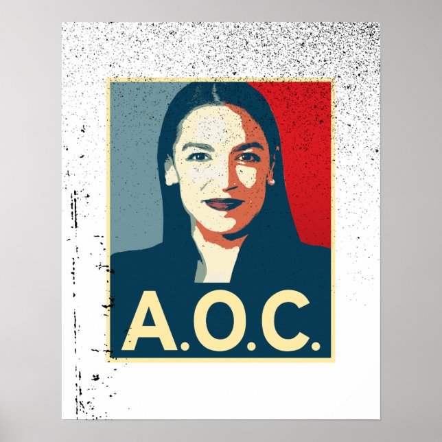 AOC 2024 Propaganda Poster (Framsidan)
