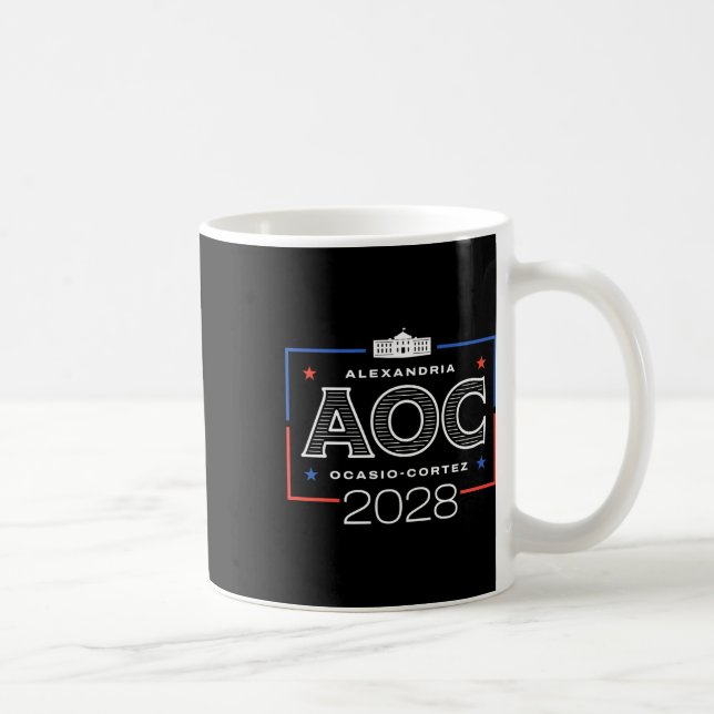 Aoc 2028 White House Långärmad Kaffemugg (Höger)