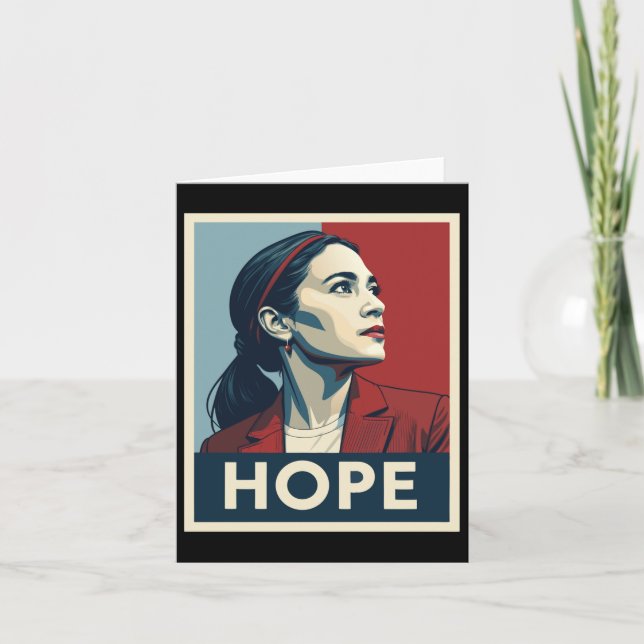 Aoc Alexandria Ocasio Cortez 2028 Till talman - Kort (Framsida)