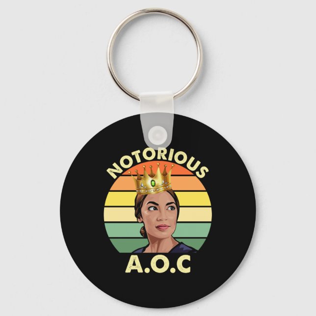 Aoc Alexandria Ocasio-cortez First Female Presiden Nyckelring (Framsida)
